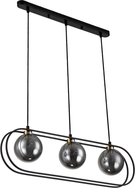картинка Подвесной светильник Spazio V000162 (11017/3P Black) от магазина BTSvet