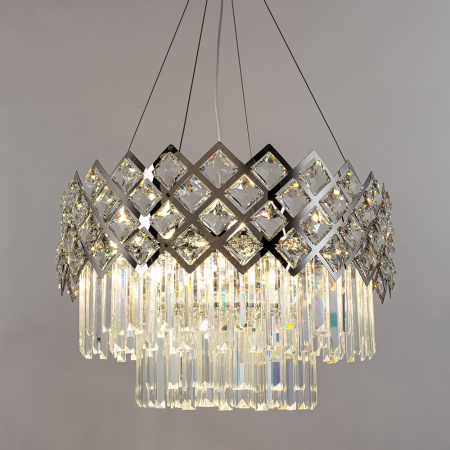 картинка Подвесная люстра хрустальная Wezen A1006SP-10CC от магазина BTSvet