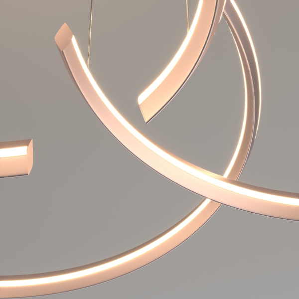 картинка Подвесная люстра светодиодная с пультом и управлением смартфоном регулировкой яркости Smart Gap 90280/3 от магазина BTSvet