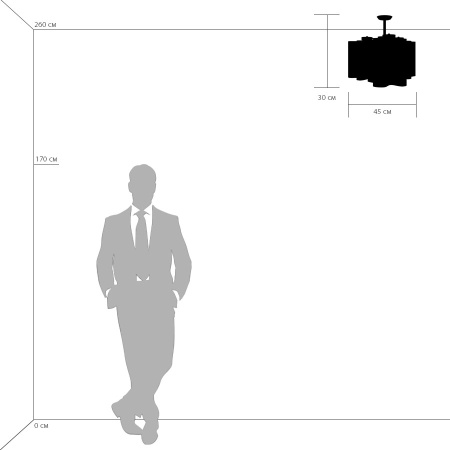 картинка Потолочная люстра на штанге Nubi 802037 от магазина BTSvet