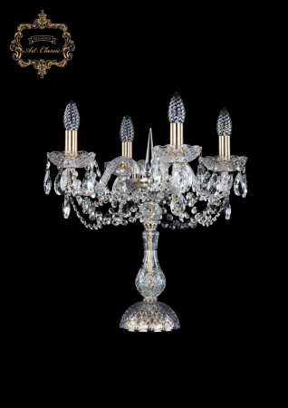 Хрустальная настольная лампа 12.11.4.141-45.Br.Sp