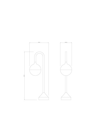 картинка Наземный фонарь светодиодный Almeria 34591 IP44 от магазина BTSvet