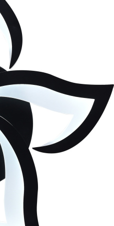 картинка Потолочная люстра светодиодная с управлением смартфоном и пультом регулировкой цветовой температурой и яркости ночным режимом и таймером INNOVATION STYLE 83002 BLACK от магазина BTSvet