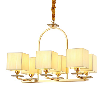 Подвесная люстра Liniano LDP 17100-6 GD