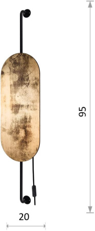 картинка Настенный светильник Wheel Lux II 8427 от магазина BTSvet