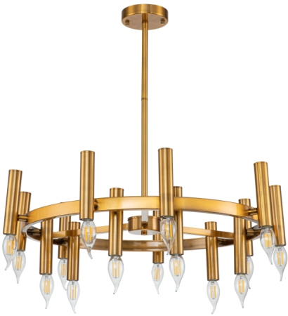 картинка Потолочная люстра на штанге Leonardo 2156/05/15P от магазина BTSvet