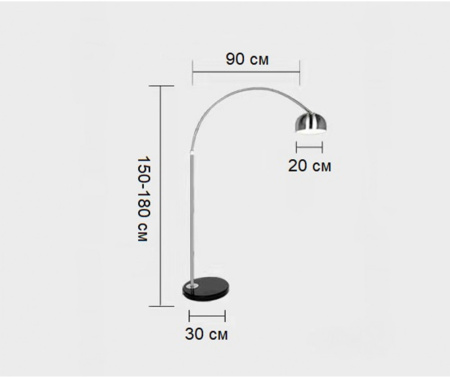 картинка Торшер Альфаси 7059,16 от магазина BTSvet