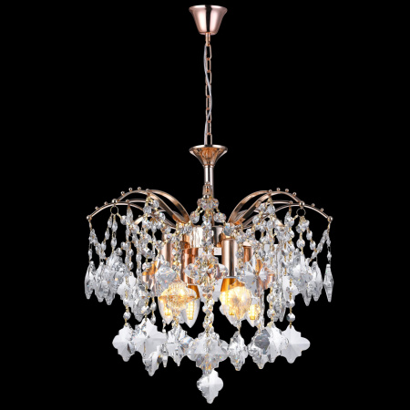картинка Подвесная люстра хрустальная MORGANA 81426/4C GOLD от магазина BTSvet