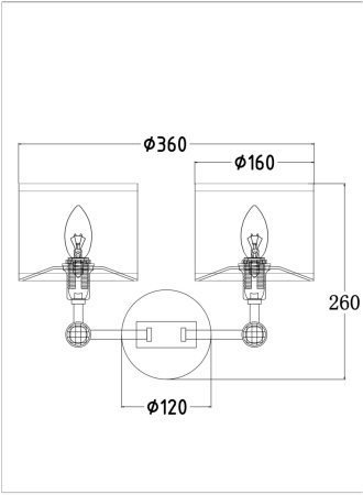 картинка Бра Alloro MOD088WL-02BS от магазина BTSvet
