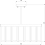 картинка Потолочная люстра Eclipse 357/5 от магазина BTSvet