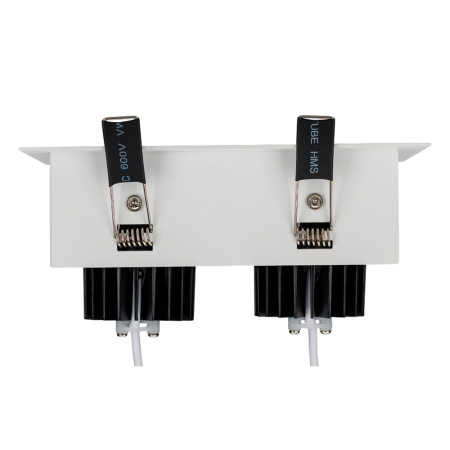 картинка Светильник встраиваемый LED CL-KARDAN-S180x102-2x9W Day (WH-BK, 38 deg) (Arlight, IP20 Металл, 3 года) 024129 от магазина BTSvet