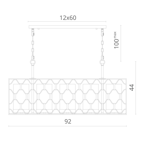 картинка Подвесной светильник Dunkan 2021/04 SP-5 от магазина BTSvet