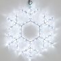 картинка Световая фигура светодиодная ARD-SNOWFLAKE-M7-450x375-108LED White (230V, 6.5W) (Ardecoled, IP65) 034249 от магазина BTSvet