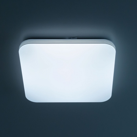 картинка Потолочный светильник светодиодный с пультом и диммером регулировкой цветовой температуры Симпла CL714K480G RGB от магазина BTSvet