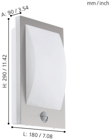 картинка Настенный светильник уличный Verres 97238 от магазина BTSvet