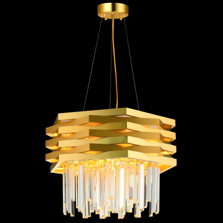 картинка Подвесная люстра хрустальная SPEAR 76013/5C GOLD от магазина BTSvet