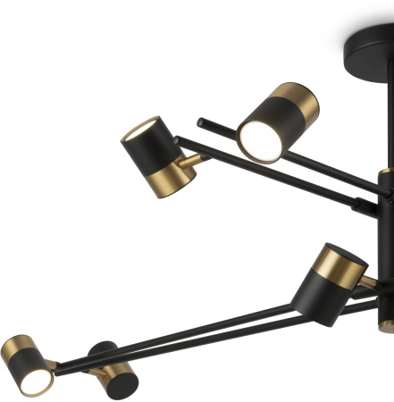 картинка Потолочная люстра на штанге Enzo FR5201PL-10B от магазина BTSvet