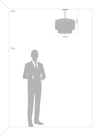 картинка Потолочная люстра хрустальная Viviane FR11001PL-08CH от магазина BTSvet
