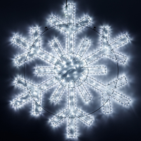 Световая фигура светодиодная ARD-SNOWFLAKE-M11-1250x1200-604LED White (230V, 36.5W) (Ardecoled, IP65) 034260