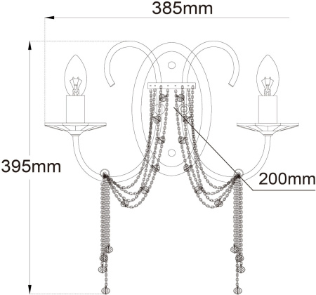 картинка Бра Валенсия 299021802 от магазина BTSvet