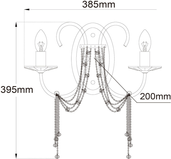 картинка Бра Валенсия 299021802 от магазина BTSvet
