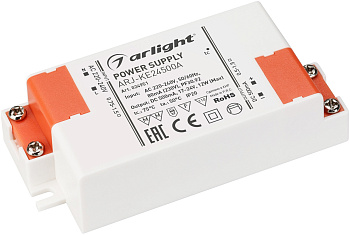 Блок питания ARJ-KE24500A (12W, 500mA, PFC) (Arlight, IP20 Пластик, 5 лет) 024951