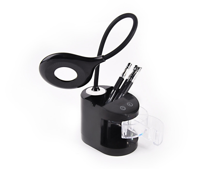 картинка Офисная настольная лампа диммируемая светодиодная с выключателем и USB-портом Desk DE562 от магазина BTSvet