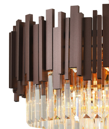 картинка Подвесная люстра хрустальная VERTIGO 81439/8C COBALT от магазина BTSvet