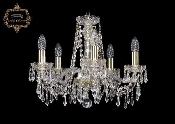 Хрустальная подвесная люстра 11.23.5.165.Gd.Dr