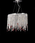 картинка Подвесная люстра хрустальная Santosa LDP 7051-4 CHR от магазина BTSvet