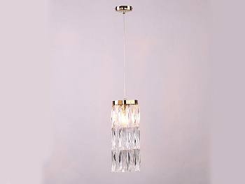 Подвесной светильник хрусталь 10121/S gold