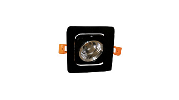 Встраиваемый светильник светодиодный Fostis  LDC 8064-SS-7WCOB-L98*W98 SL+BK