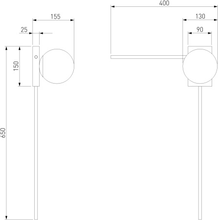 картинка Настенный светильник Eurosvet Fredo 40034/1 белый от магазина BTSvet