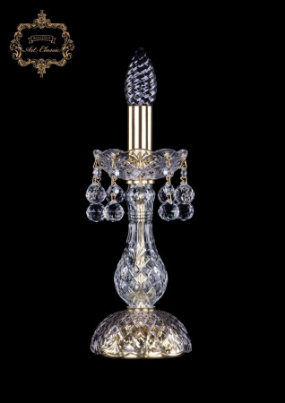 Хрустальная настольная лампа 12.26.1-26.Gd.B