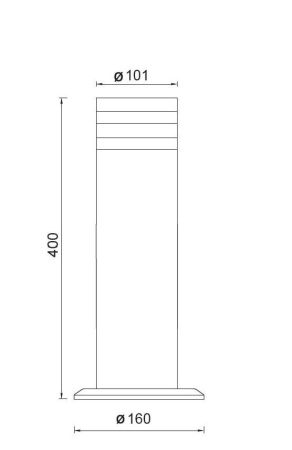 картинка Наземный светильник 6048 Gr от магазина BTSvet
