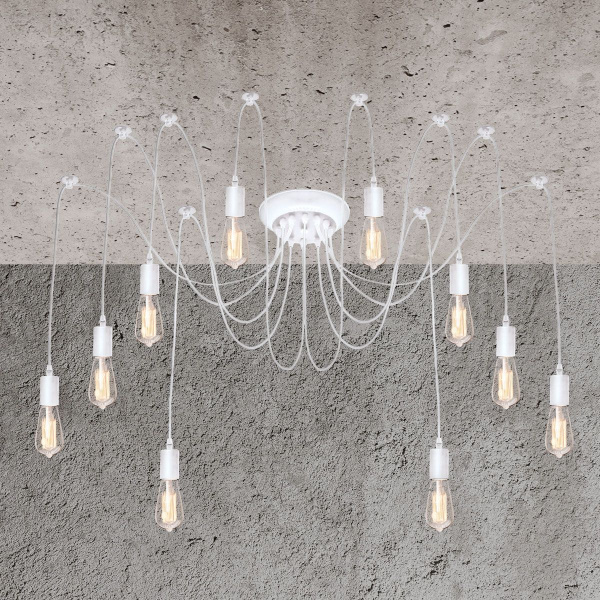 картинка Потолочная люстра Spider LOFT1162W/10 от магазина BTSvet