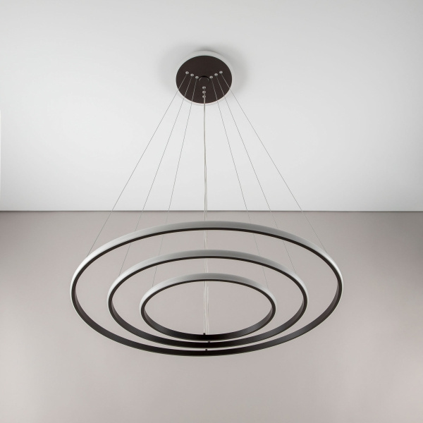 картинка Умная подвесная люстра Венге Неон Смарт CL731A095E от магазина BTSvet