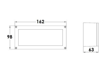картинка Встраиваемый светильник уличный W91488 S от магазина BTSvet