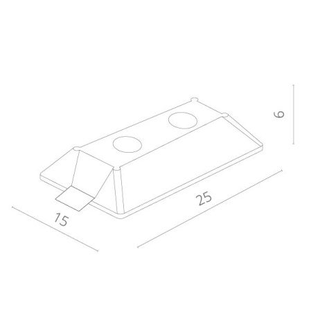 картинка Встраиваемый светильник Invisible A9214PL-2WH от магазина BTSvet