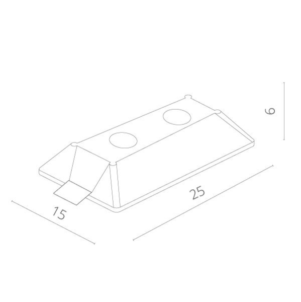 картинка Встраиваемый светильник Invisible A9214PL-2WH от магазина BTSvet