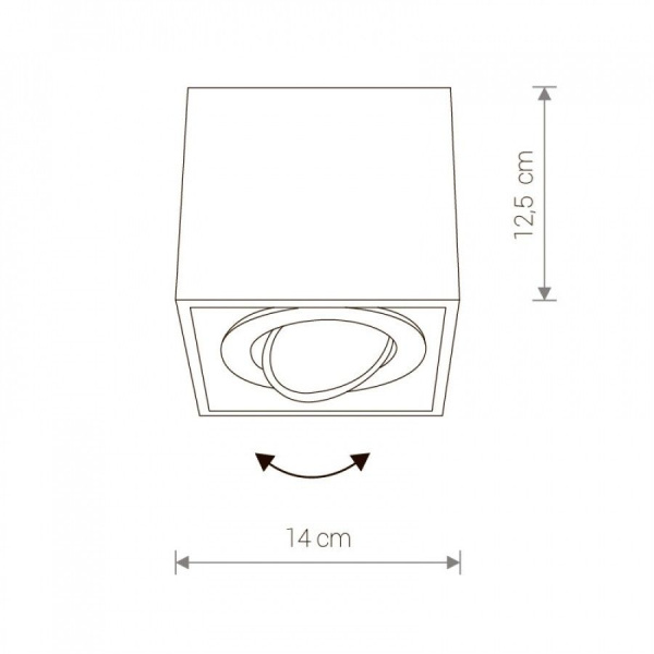 картинка Накладной светильник Box Led 6422 от магазина BTSvet
