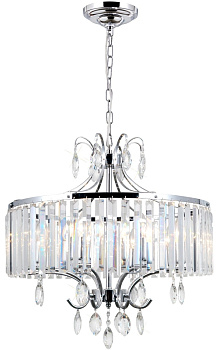 Люстра подвесная хрустальная Хром Инга CL335181