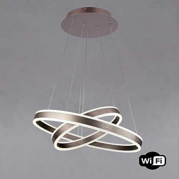 Подвесная люстра светодиодная с пультом и управлением смартфоном Titan 455/2