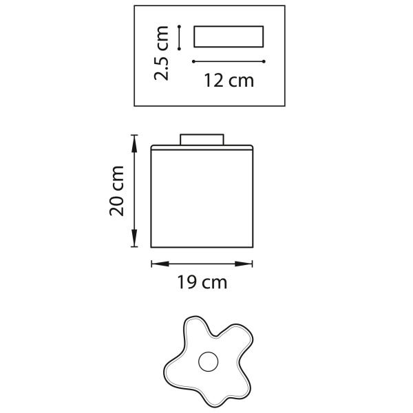 картинка Потолочный светильник SIMPLE LIGHT 802010 от магазина BTSvet