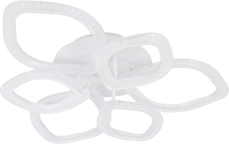 Потолочная люстра светодиодная с пультом регулировкой цветовой температуры и яркости, ночным режимом и таймером Bubble 10251/6LED