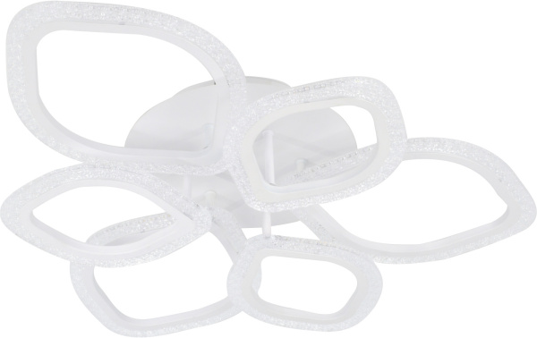 Потолочная люстра светодиодная с пультом регулировкой цветовой температуры и яркости, ночным режимом и таймером Bubble 10251/6LED