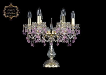 Хрустальная настольная лампа 12.24.6.141-37.Gd.V7010