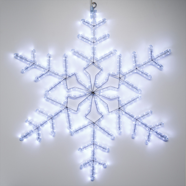 картинка Световая фигура светодиодная ARD-SNOWFLAKE-M3-920x920-432LED White (230V, 27W) (Ardecoled, IP65) 025306 от магазина BTSvet