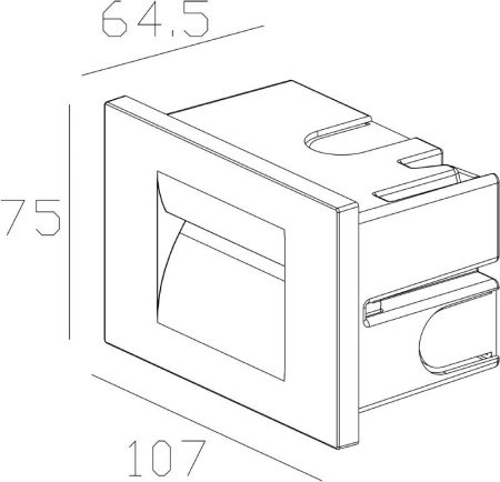 картинка Встраиваемый светильник уличный Yvette 763004 от магазина BTSvet