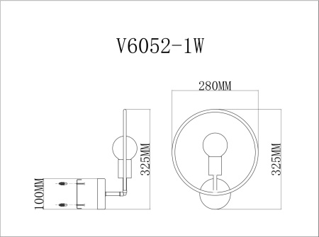 картинка Бра Sachara V6052-1W от магазина BTSvet